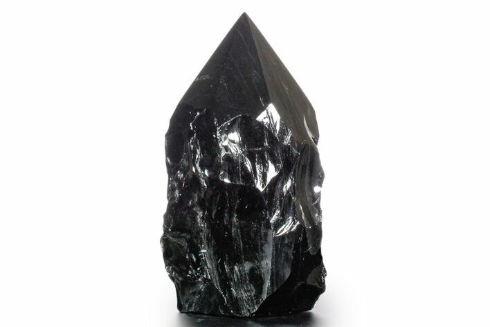 Free-Standing Polished Obsidian Point - Mexico #355055